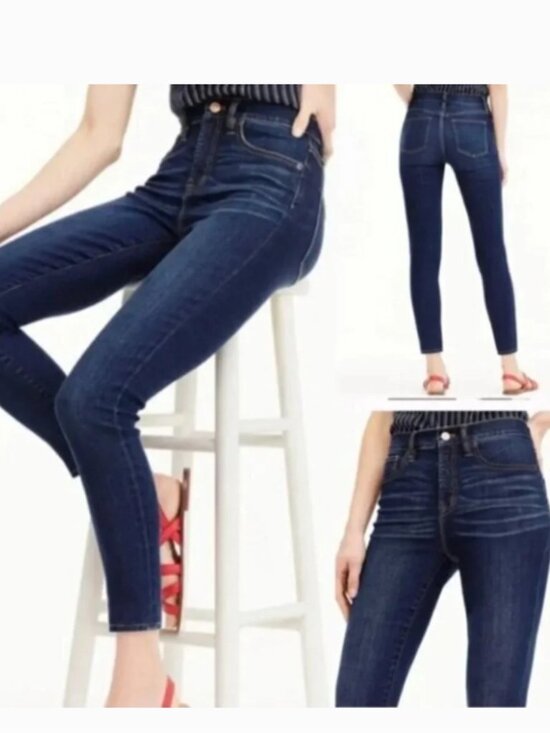 J. Crew Denim - J. Crew Dark Wash High Rise Skinny Size 28